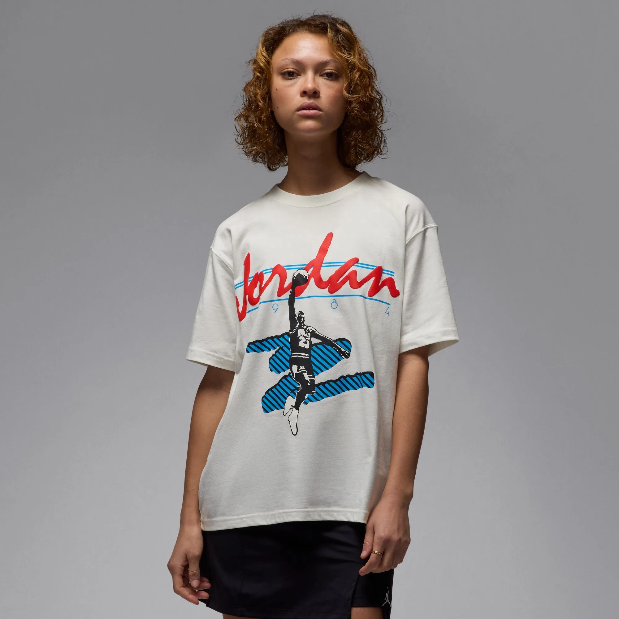 W JORDAN MVP GRAPHIC SHIRT "SAIL"
