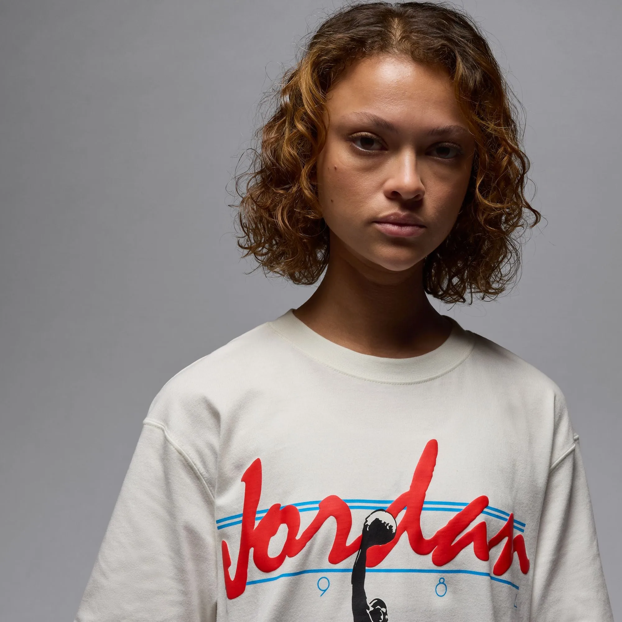 W JORDAN MVP GRAPHIC SHIRT "SAIL"