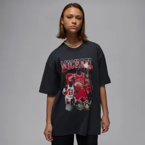 W JORDAN OVERSIZED SHORT SLEEVE GRAPHIC SHIRT "OFF NOIR"