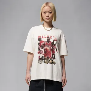 W JORDAN OVERSIZED SHORT SLEEVE GRAPHIC SHIRT "SAIL"