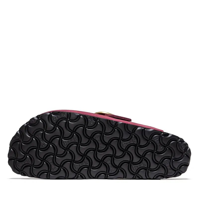 Women's Birkenstock Boston Big Buckle Nubuck - Berry Crush